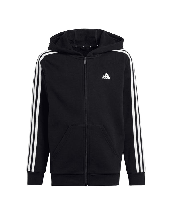 Adidas Essential Felpa Con Cappuccio Nera Bambini