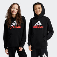 Adidas U Bl 2 Hoodie felpa Con Cappuccio Nera Bambini — immagine 2