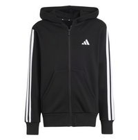 Adidas Sweat à capuche entièrement zippé Essentials Noir Enfant — immagine 1