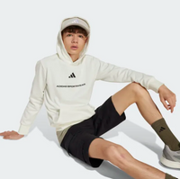 Adidas Slogan Fleece Sweat à capuche Blanc Enfants — immagine 2