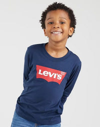 T-shirt manches longues Levi's Batwing Enfant bleu — immagine 2