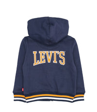 Levi's Kids Sweat-shirt à capuche zippé bleu marine pour enfants — immagine 2