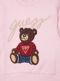Guess Felpa Girocollo Rosa Bambina — immagine 2