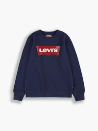 Sweat-shirt ras-du-cou Levi's Batwing bleu pour enfant — immagine 1