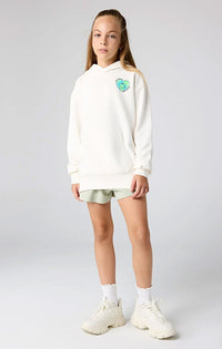 Champion Eco Future Sweat à Capuche Blanc avec Imprimés Enfants — immagine 2