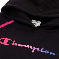 Champions Hoddie Felpa Con Cappuccio Nera Bambine Ragazze — immagine 2