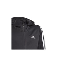 Adidas Designed 2.0 - Sweat-shirt à capuche avec fermeture éclair pour fille, noir — immagine 2