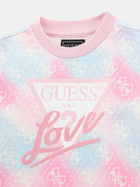 Guess Active Sweat-shirt Col Rond Rose Enfant — immagine 2