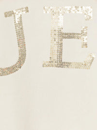 Guess Active Felpa Girocollo Bianca Argento Bambina — immagine 3