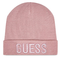 GUESS CASQUETTE ROSE AVEC LETTRAGE ROSE BRODÉ ET STRASS — immagine 1