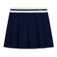 GUESS JUPE PLISSÉE BLEUE AVEC RESSORT BLANC BLEU — immagine 1