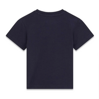 GUESS T-SHIRT MANCHES COURTES BLEU CIEL AVEC LETTRAGE BLEU ET BLANC — immagine 2