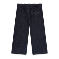JEANS GUESS LAVAGE FONCÉ EFFET PAILLETÉ RESSORT ÉLASTIQUE À LA TAILLE, DÉTAILS DORÉS FERMETURE ZIPPÉE ET BOUTON — immagine 2