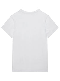GUESS T-SHIRT MANCHES COURTES BLANCHE AVEC ÉCUSSON LOGO CLASSIQUE PETIT — immagine 2