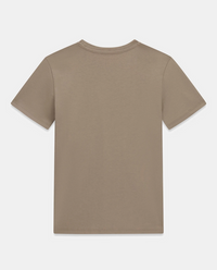 GUESS T-SHIRT MANICA CORTA PANNA CON LOGO PICCOLO COLOR CREMA — immagine 2