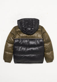 Guess Giubbotto invernale  Regular Fit Verde Nero bambini Ragazzi — immagine 3