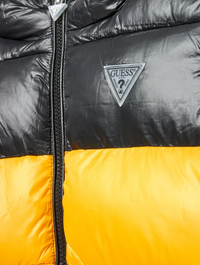 Guess Giubbotto 100 G Nero Giallo Bambini — immagine 3