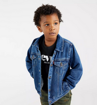 Levi's Lvb Trucker Veste en jean bleu Enfant — immagine 3