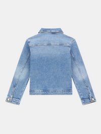 Guess Kids Blouson en Jean Bleu Clair Enfant — immagine 2