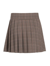 Guess Jupe Fantaisie Écossaise Marron Filles Enfants — immagine 2