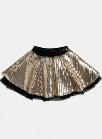 Guess Kids Jupe Noire Or Fille — immagine 1