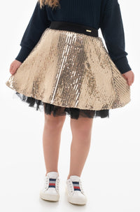 Guess Kids Jupe Noire Or Fille — immagine 2