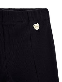 Guess Legging côtelé évasé Noir Fille — immagine 3