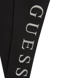 Guess Leggings Nero Argento Bambine Ragazze — immagine 2