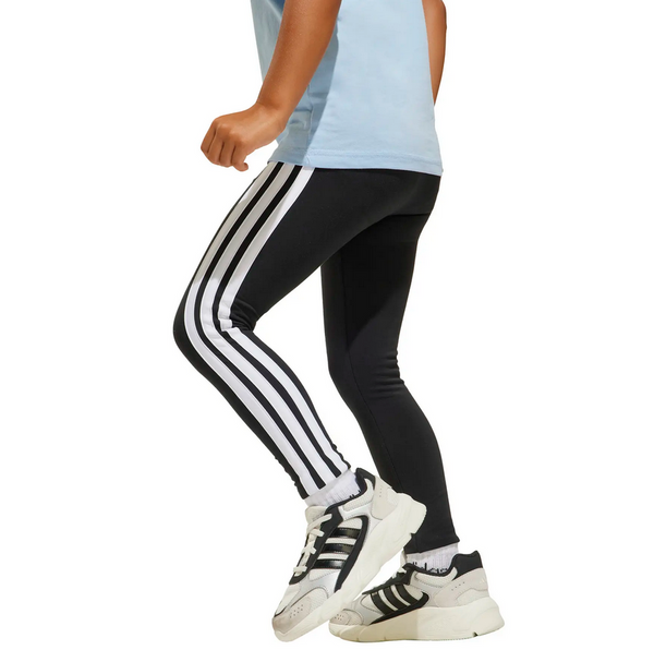Adidas Essential 3-Stripes Leggings Nero Bianco Bambina