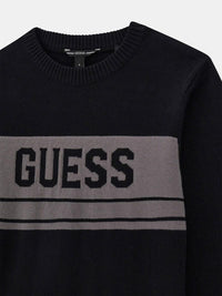 Guess Pull logo brodé Multicolore Enfant — immagine 2