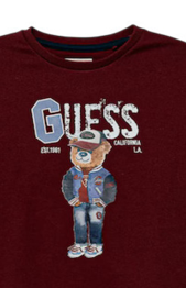 Guess Pull col rond bordeaux Enfant — immagine 2