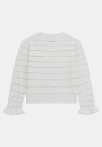 Guess Infant-Kids Cardigan Bianco Bambina — immagine 2