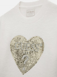 Guess Baby Ls Cardigan Blanc Bébé Fille — immagine 3