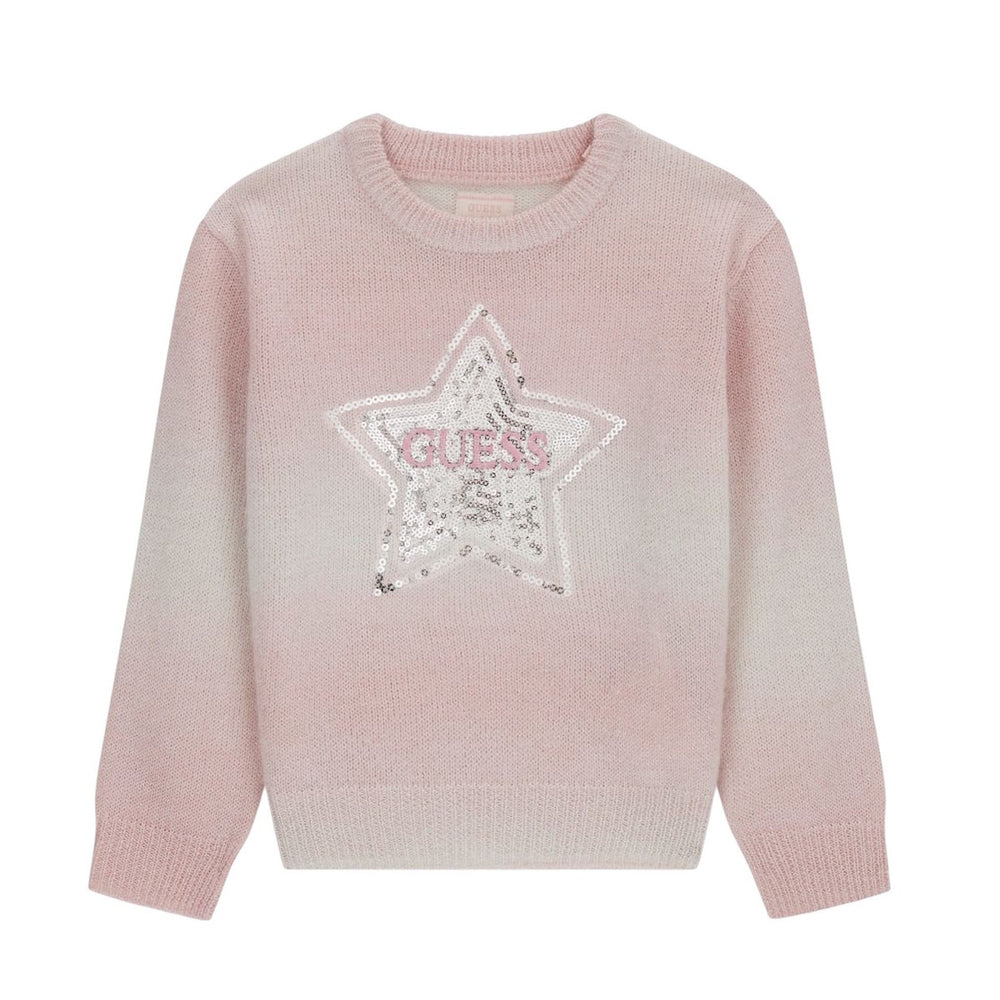 Guess Infant Maglioncino Girocollo Multicolore Bambina