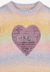 Guess Kids Maglioncino Girocollo Multicolore Bambina — immagine 2