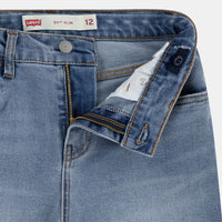 Levi's Lvb New 511 Pantaloncini Blu Denim Bambini Ragazzi — immagine 2