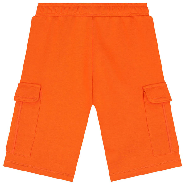 Guess Kids Pantaloncini Cargo Arancioni Bambini Ragazzi
