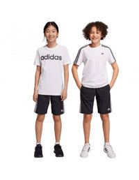Adidas Essentials 3-Stripes Short Noir Blanc Enfant — immagine 3