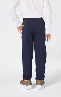 Champion Pantalon de survêtement avec cordon de serrage et revers élastiques Bleu Enfants Garçons — immagine 3