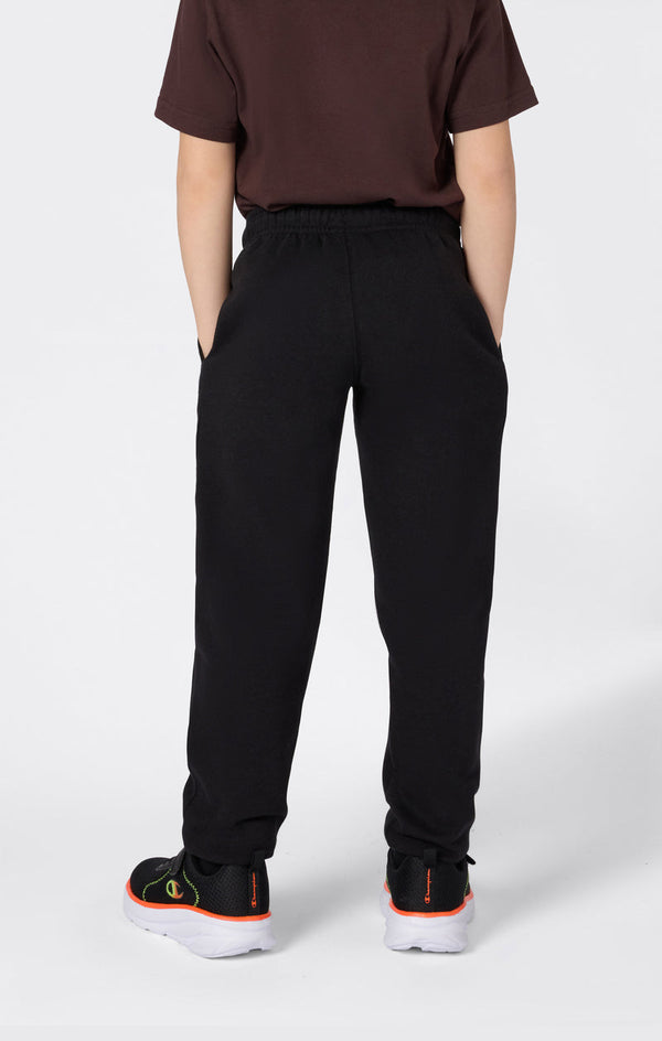 Champion Drawstring Cuff Pantaloni Tuta Neri Bambini Ragazzi