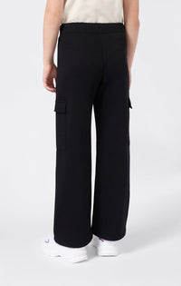 Champion Jazz Pantalon de Survêtement Patte d'Éléphant Cargo Noir Filles — immagine 3