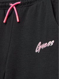 Guess Pantalon de jogging évasé noir et rose pour enfant — immagine 2