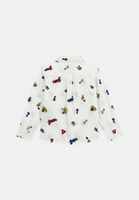 Guess Kids Camicia Bianca Logata Bambino — immagine 2