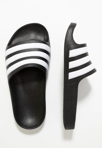 Adidas Adilette Aqua Ciabatte Nere Bambini — immagine 2