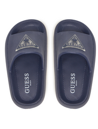 Guess Kids Claquettes Bleues Enfant — immagine 3