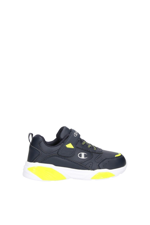 Chaussures Enfant Champion Wave Pu B Ps Bleu Jaune