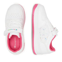 Chaussures Enfant Champion Rebound Platform Abstract G PS Blanc Fushia — immagine 2