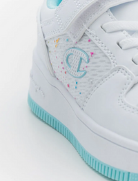 Chaussures Champion Rebound Platform Abstract G PS Blanc Bleu Enfant — immagine 2