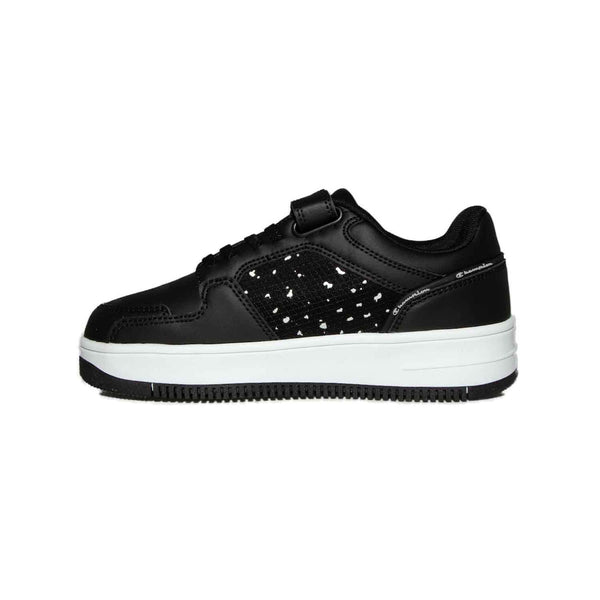 Champion Platform PU Low Cut K Scarpe Nere Bambina