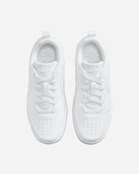 Nike Court borough low recraft gs jr Chaussures Blanches Enfants Garçons — immagine 3